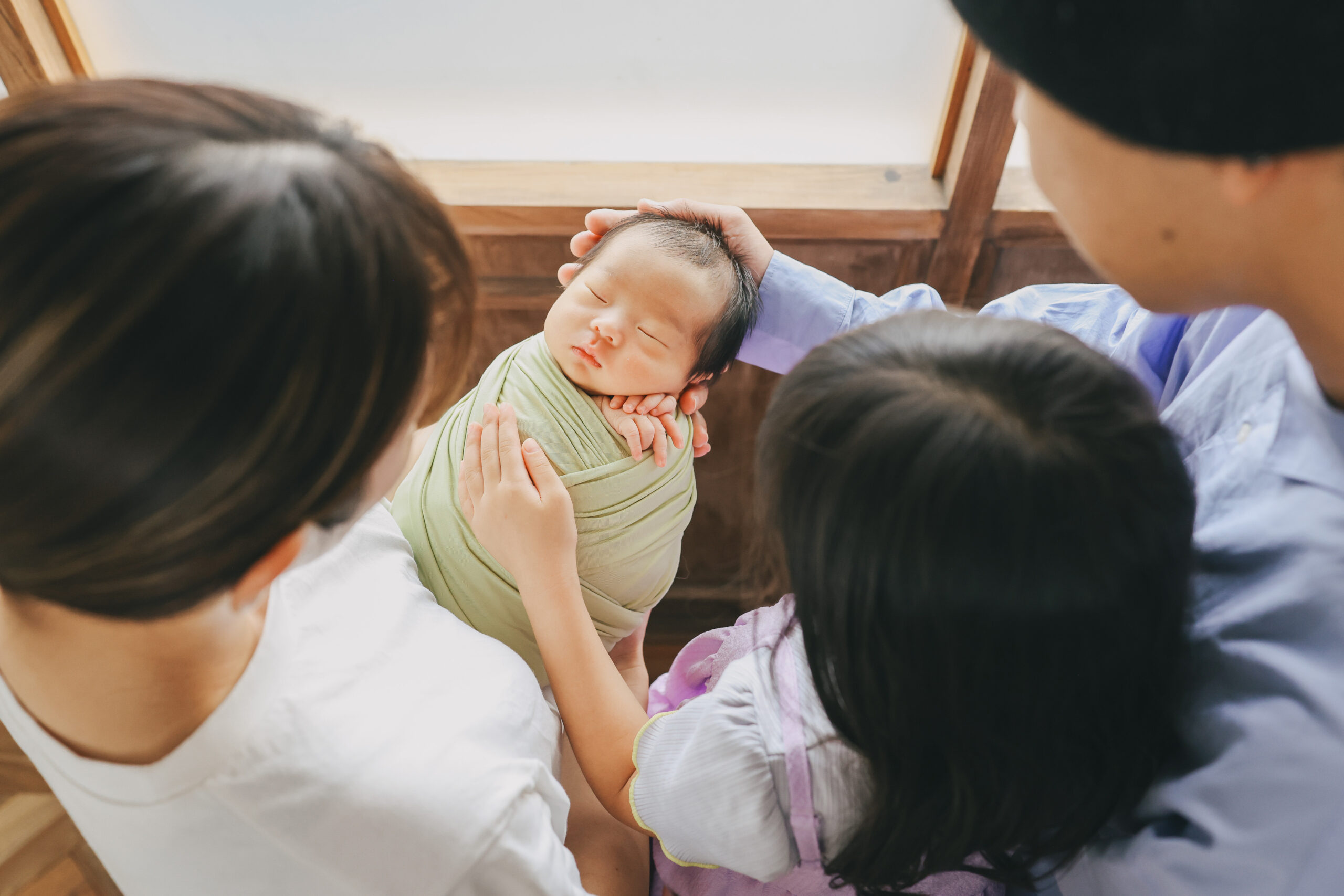 新しい家族を迎えるときを残す。